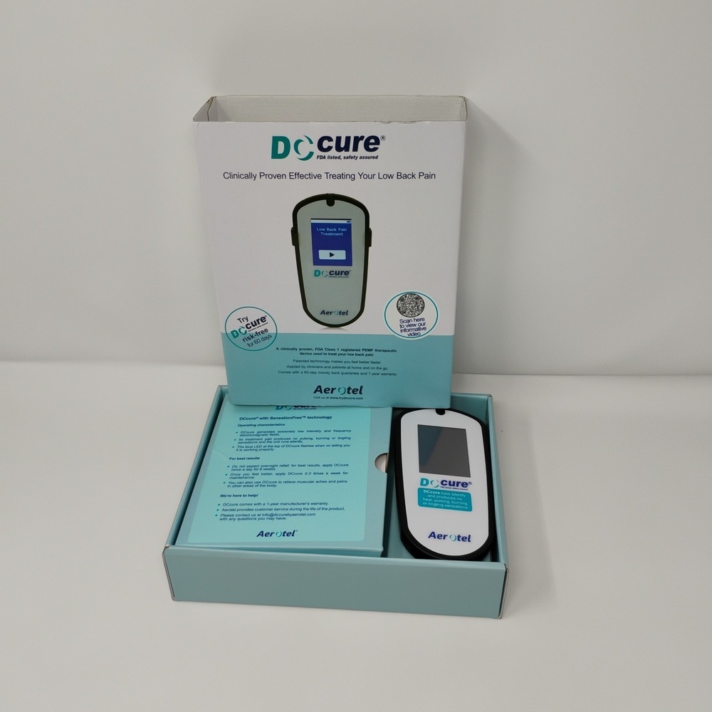 Aerotel DCcure PEMF Back Pain Massager New In Open Box & Complete - See Notes